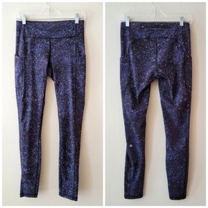Lululemon purple speckled leggings